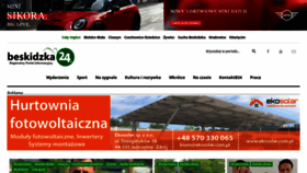 What Beskidzka24.pl website looked like in 2021 (2 years ago)