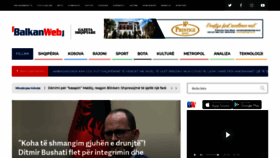 What Balkanweb.com website looked like in 2021 (2 years ago)