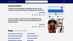 What Bibliaonline.com.br website looked like in 2021 (2 years ago)