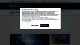 What Bluewin.ch website looked like in 2021 (2 years ago)