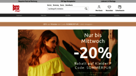 What Bonprix.de website looked like in 2021 (2 years ago)