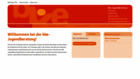 What Bke-jugendberatung.de website looked like in 2021 (2 years ago)