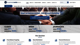 What Businesswireindia.com website looked like in 2021 (2 years ago)