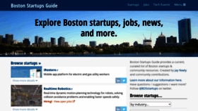 What Bostonstartupsguide.com website looked like in 2021 (2 years ago)