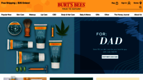 What Burtsbees.com website looked like in 2021 (2 years ago)