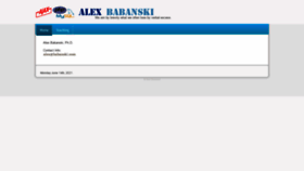 What Babanski.com website looked like in 2021 (2 years ago)