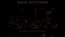 What Baumwhiteman.com website looked like in 2021 (2 years ago)