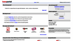What Baseportal.de website looked like in 2021 (2 years ago)
