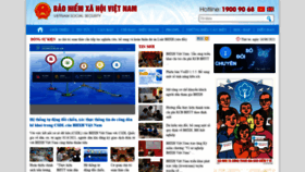 What Baohiemxahoi.gov.vn website looked like in 2021 (2 years ago)