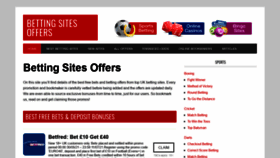 What Bettingsitesoffers.com website looked like in 2021 (2 years ago)