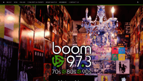 What Boom973.com website looked like in 2021 (2 years ago)