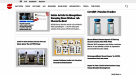 What Boomlive.in website looked like in 2021 (5 years ago)