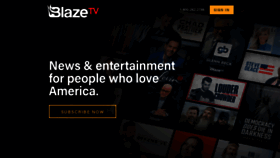 What Blazetv.com website looked like in 2021 (2 years ago)
