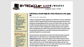 What Bytecellar.com website looked like in 2021 (2 years ago)