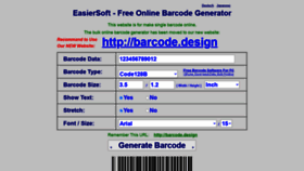 What Barcodegenerator.online website looked like in 2021 (2 years ago)