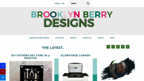 What Brooklynberrydesigns.com website looked like in 2021 (2 years ago)