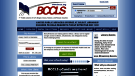 What Bccls.org website looked like in 2021 (2 years ago)