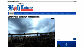 What Balitribune.co.id website looked like in 2021 (2 years ago)