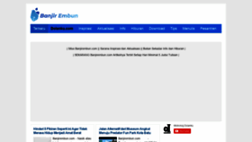 What Banjirembun.com website looked like in 2021 (2 years ago)