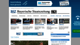 What Bayerische-staatszeitung.de website looked like in 2021 (2 years ago)