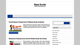 What Basasunda.com website looked like in 2021 (2 years ago)