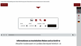 What Bernkastel.de website looked like in 2021 (2 years ago)