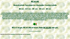 What Buag.de website looked like in 2021 (2 years ago)