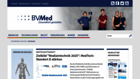 What Bvmed.de website looked like in 2021 (2 years ago)