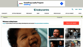 What Babycentre.co.uk website looked like in 2021 (2 years ago)