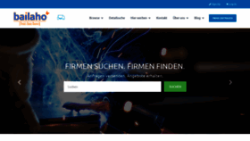 What Bailaho.at website looked like in 2021 (3 years ago)