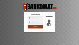 What Bankomat.cc website looked like in 2021 (2 years ago)