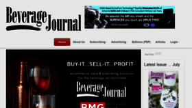 What Beveragejournalinc.com website looked like in 2021 (2 years ago)