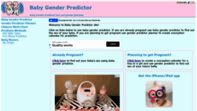 What Babygendertool.com website looked like in 2021 (2 years ago)