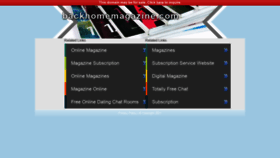 What Backhomemagazine.com website looked like in 2021 (2 years ago)