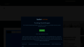 What Baden-online.de website looked like in 2021 (4 years ago)