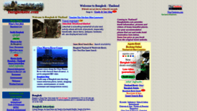 What Bangkoksite.com website looked like in 2021 (2 years ago)