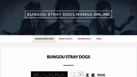 What Bungou-stray-dogs-manga.com website looked like in 2021 (2 years ago)