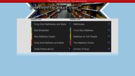 What Bedsupermarket.com website looked like in 2021 (2 years ago)