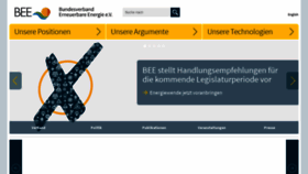 What Bee-ev.de website looked like in 2021 (2 years ago)