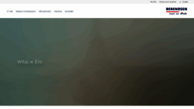 What Berendsen.pl website looked like in 2021 (2 years ago)