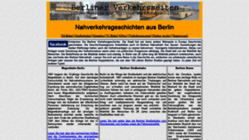 What Berliner-verkehrsseiten.de website looked like in 2021 (2 years ago)