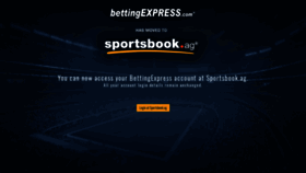 What Bettingexpress.com website looked like in 2021 (2 years ago)