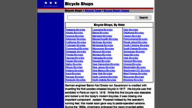 What Bicycleshops.us website looked like in 2021 (2 years ago)