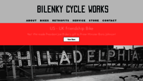 What Bilenky.com website looked like in 2021 (2 years ago)
