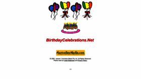 What Birthdaycelebrations.net website looked like in 2021 (2 years ago)