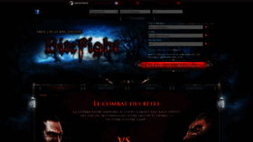What Bitefight.fr website looked like in 2021 (2 years ago)