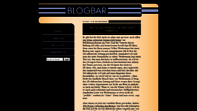 What Blogbar.de website looked like in 2021 (2 years ago)