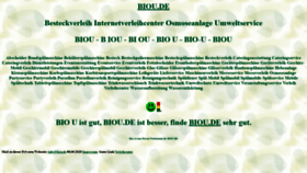 What Biou.de website looked like in 2021 (2 years ago)