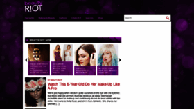 What Beautyriot.com website looked like in 2021 (2 years ago)