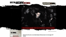 What Bristolarchiverecords.com website looked like in 2021 (2 years ago)
